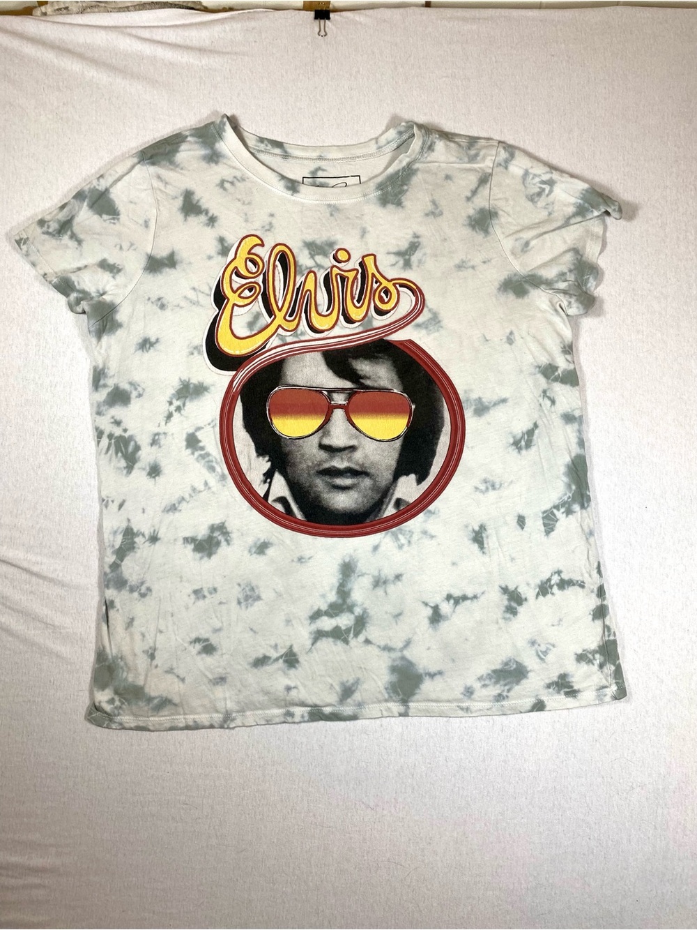 Elvis Presley 2022 licensed graphic tie dye rock & roll 100% unisex fit